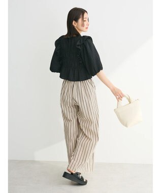 Green Parks ・ＥＬＥＮＣＡＲＥ　ＤＵＥ　シャドーチェックブラウス Black