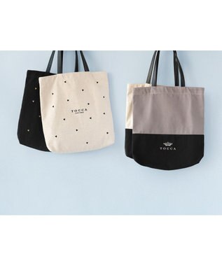TOCCA 【WEB＆一部店舗限定・A4サイズ対応】CITTA CARINA TOTEBAG トートバッグ アイボリー系