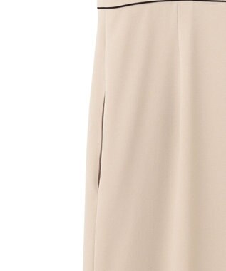 BEIGE， 【L-size】CINDY / クルーネックドレス Sand × Black