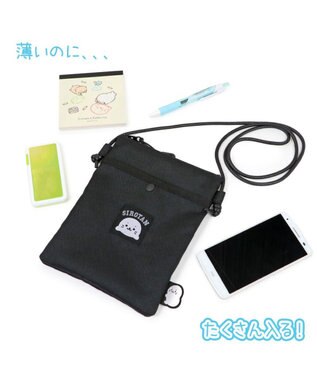 Mother garden しろたん ミニサコッシュ 黒