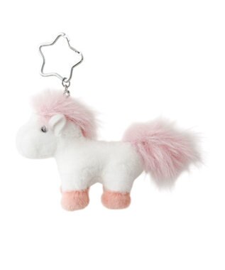 WEGO ふわふわポニーぬいぐるみキーホルダー