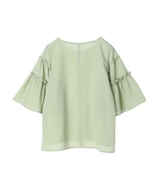 Green Parks ティアード袖ブラウス Light Green