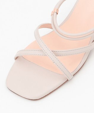 ANY SIS 【美人百花7月号掲載】ナローストラップ サンダル アイボリー