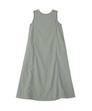 AMERICAN HOLIC 【2点セット】ナイロンAラインワンピース+キャミソール Grayish Khaki