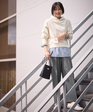 ANY 裏毛フーディ エクリュ