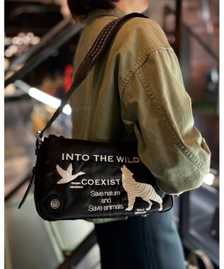 A.D.M.J. 【高密度ナイロン】デービス/ソフトワンショルダー28cm BLACK