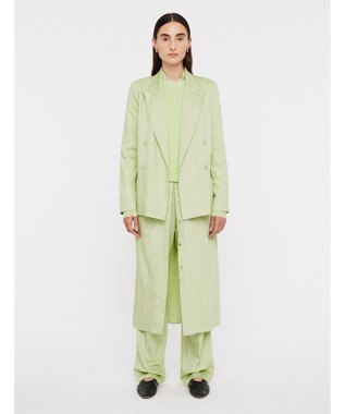 JOSEPH ソフトビスコーステーラリング　ダブルブレステッドジャケット Matcha