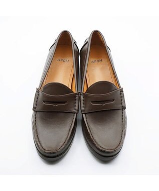 APOM 本革ペニーローファー 25 ブラウン