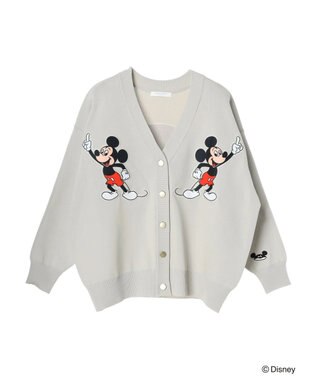 Green Parks ミッキーマウス・クラブ／パッチワークカーディガン Light Gray