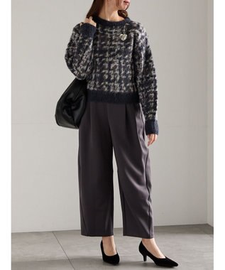 Te chichi ダンボールカーブパンツ チャコールグレー