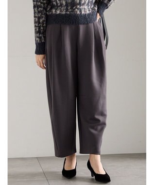 Te chichi ダンボールカーブパンツ チャコールグレー