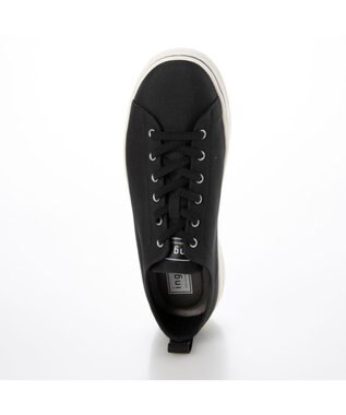 ing <ing>【レイン対応】ローカット厚底スニーカー ブラック