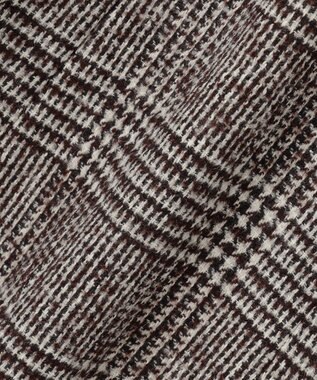 J.PRESS LADIES L ウールシルクツイードグレンチェック ジャンパースカート ブラウン系3