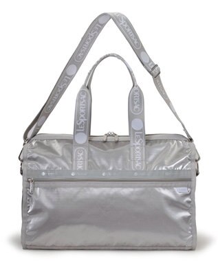 LeSportsac DELUXE MED WEEKENDER MH/ロゴジャガードシルバースナイデル ロゴジャガードシルバースナイデル
