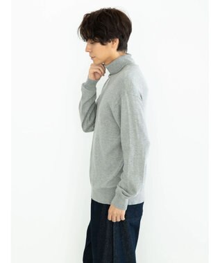 CRAFT STANDARD BOUTIQUE タートルネックニットプルオーバー Light Gray
