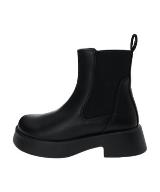 Green Parks ＲＵＰＩＳ．厚底サイドゴアブーツ Black