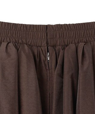 uncrave シアー オーガンジー フレア スカート ブラウン