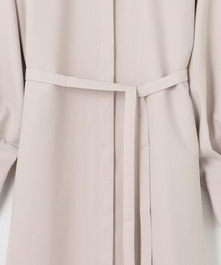 JOSEPH 【洗える】ノーブルサテン　シャツドレス Beige