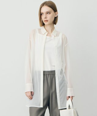 ICB L ハイゲージチュール ロングシャツ