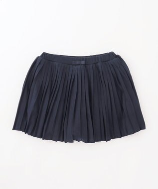 組曲 KIDS 【インパンツ付き】【100㎝】ＴＣ天竺プリーツ スカッツ ネイビー系