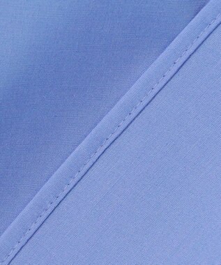 組曲 コットンタッチシャーティング ブラウス ブルー系