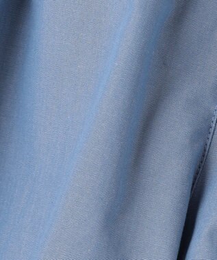 ANY KIDS 刺繍 キュロット デニムブルー×ロゴ