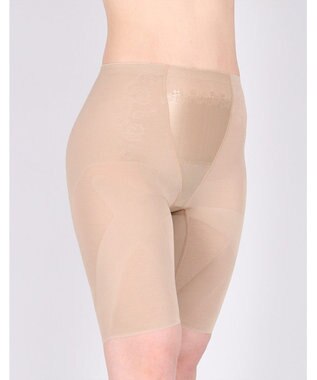 Wing ガードル フルロング丈 【スリムアップパンツ】 はいて歩いてエクササイズ KQ0823 ウイング／ワコール シナモンブラウン