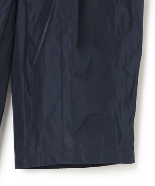 J.PRESS YORK STREET 【UNISEX】ポリエステルツイル ワイドパンツ ネイビー系