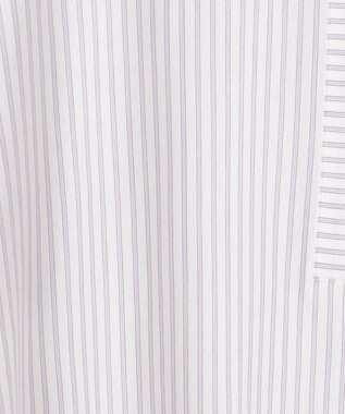 J.PRESS LADIES L ストライプジャージー ドルマンスリーブ カットソー ふじ色系1