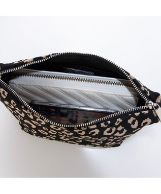 UNBILLION カシュカシュ cachecache / ニットジャガード舟形ショルダー ブラック