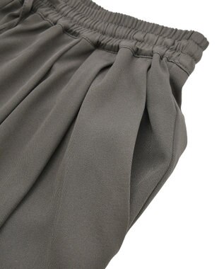 Green Parks ウエストタックイージーパンツ Charcoal Gray