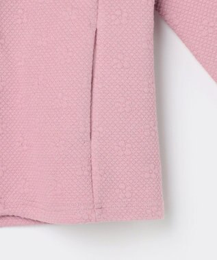 組曲 KIDS 【150-160㎝】フラワーキルト パーカー ラベンダー