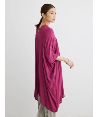 Green Parks Ｉ　レーヨンクレープチュニック Dark Pink