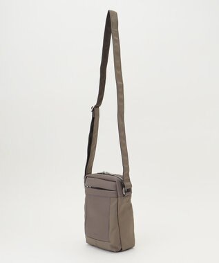 Y'SACCS ブロックモチーフポシェット グレージュ