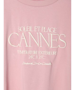 earth music&ecology ＣＡＮＮＥＳ　ショートＴ Pink