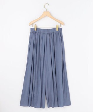 組曲 S 【先行予約】ギャザーライトデシン パンツ ダルブルー系