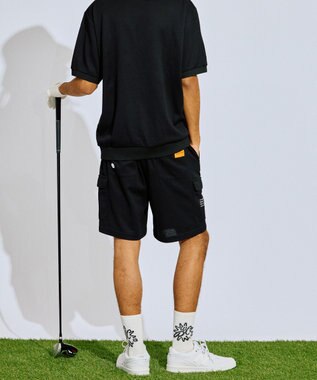 PW CIRCULUS 【虫よけ加工】【MEN】サークルロゴ ミドルソックス  ゴルフ ホワイト系