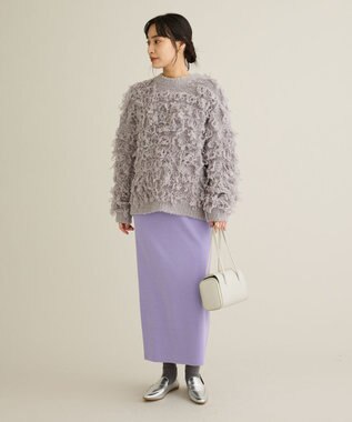 CRAFT STANDARD BOUTIQUE ループ編みニットプルオーバー Gray