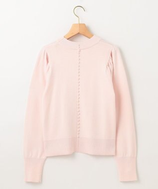 組曲 【WEB限定】ELENAスパンコールバックパール ニット ピンク系