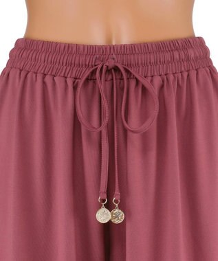 San-ai Resort（三愛水着楽園） 【SALE】【UPF50＋】　ロングパンツ　M　【Coral veil（コーラルヴェール）】 ピンク