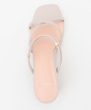 ANY SIS 【美人百花7月号掲載】ナローストラップ サンダル アイボリー