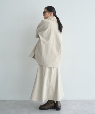 YECCA VECCA レザーライクシャツジャケット Black