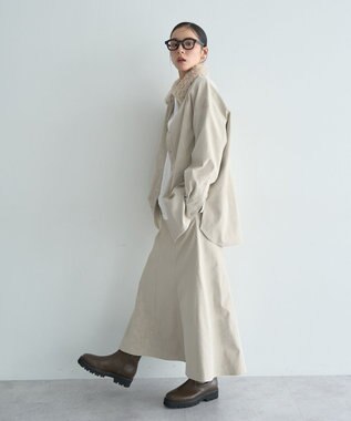 YECCA VECCA レザーライクシャツジャケット Black