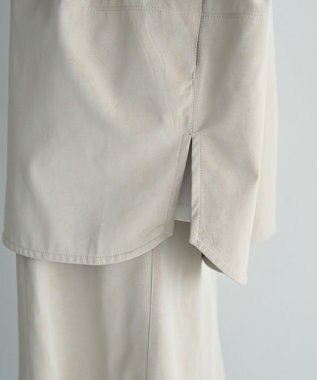 YECCA VECCA レザーライクシャツジャケット Black