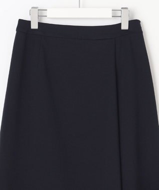 J.PRESS LADIES L 【洗える・UVカット】 アルファクロスジャージー Aライン スカート ネイビー系