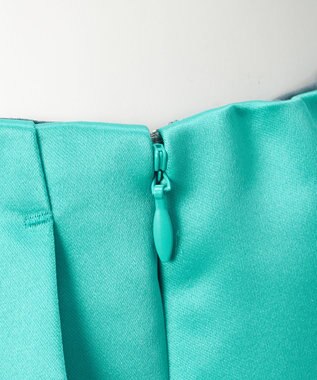 23区 【エステータ】フォルムサテン キュロットパンツ ターコイズブルー系