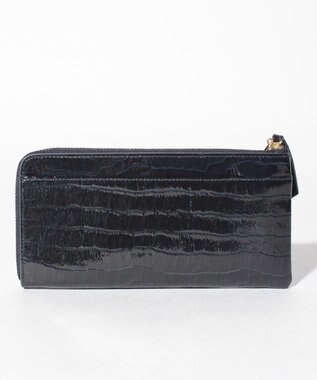 LANVIN en Bleu マゼンダ Lファスナー長財布 ネイビー