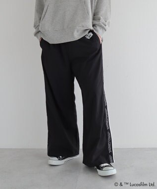 Green Parks ＳＴＡＲ　ＷＡＲＳ／ロゴテープラインパンツ Black