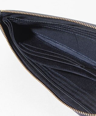 LANVIN en Bleu マゼンダ Lファスナー長財布 ネイビー