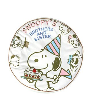 PET PARADISE 【限定250個】スヌーピー 限定 バースデー クッション 白~オフホワイト